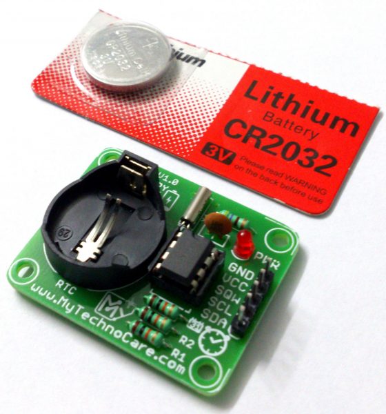 Ds Rtc Module Real Time Clock Circuit For Microcontroller My